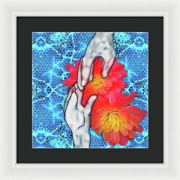 Let Go Just Enough For Fate - Framed Print