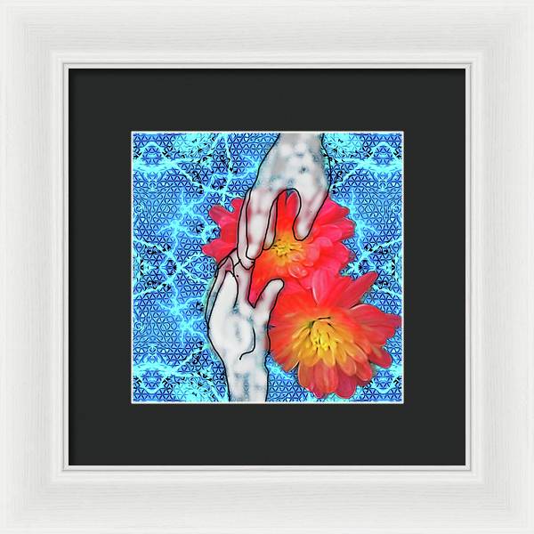 Let Go Just Enough For Fate - Framed Print