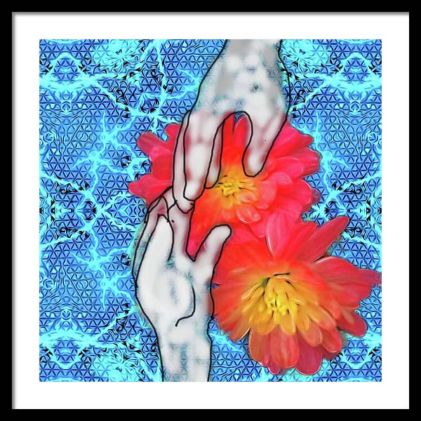 Let Go Just Enough For Fate - Framed Print