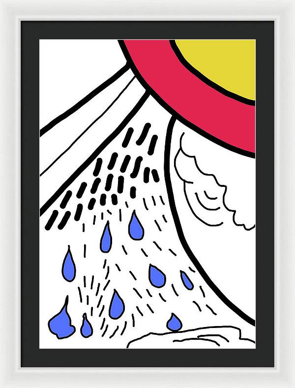 Let It Rain - Framed Print