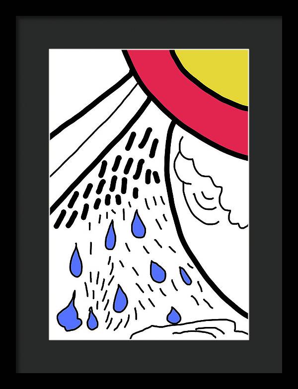 Let It Rain - Framed Print