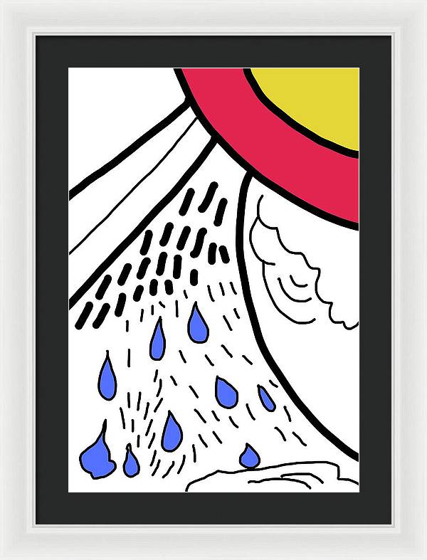 Let It Rain - Framed Print
