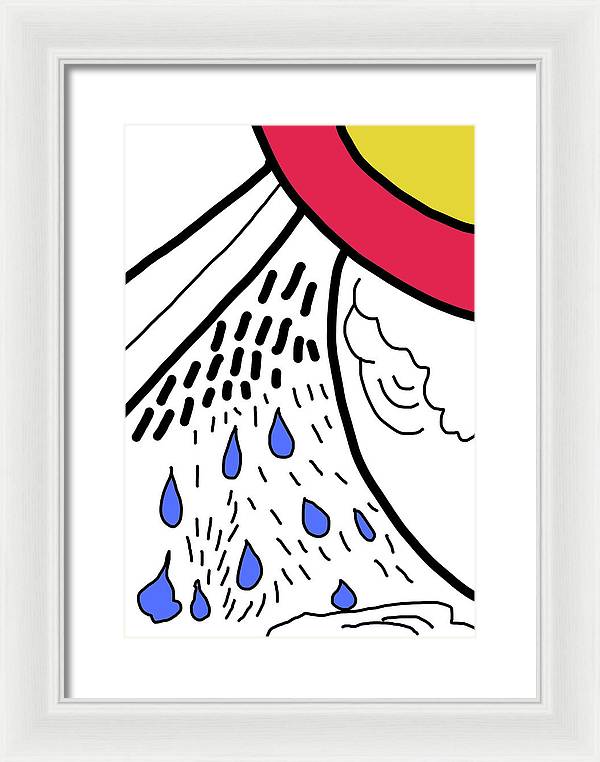 Let It Rain - Framed Print