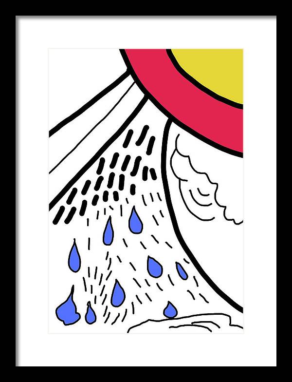 Let It Rain - Framed Print