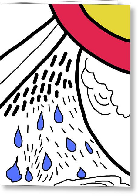 Let It Rain - Greeting Card