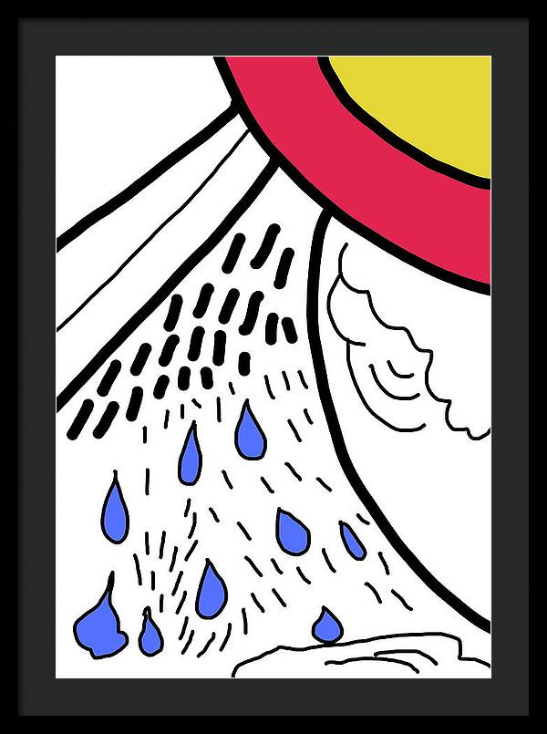 Let It Rain - Framed Print