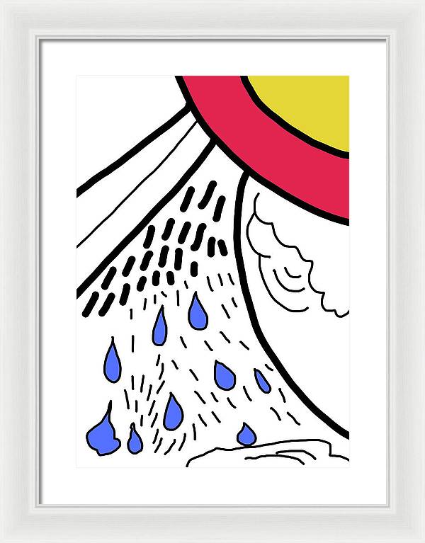 Let It Rain - Framed Print