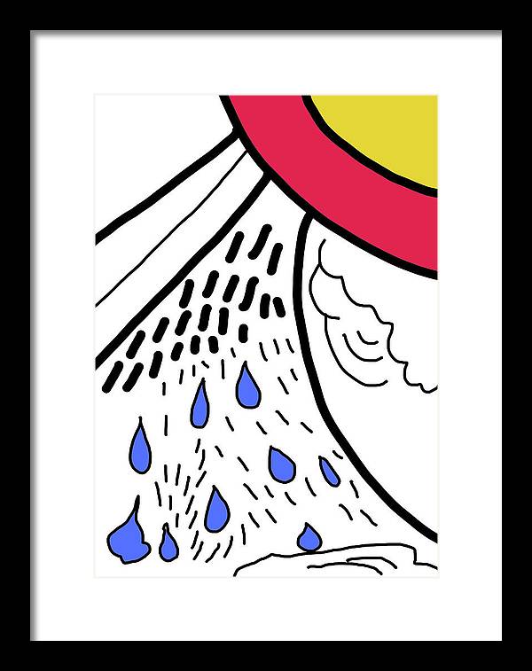 Let It Rain - Framed Print