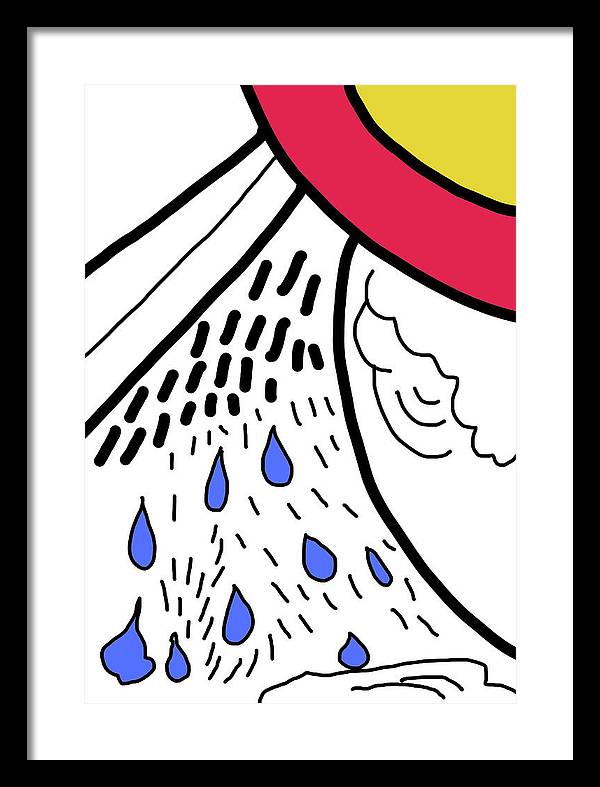 Let It Rain - Framed Print