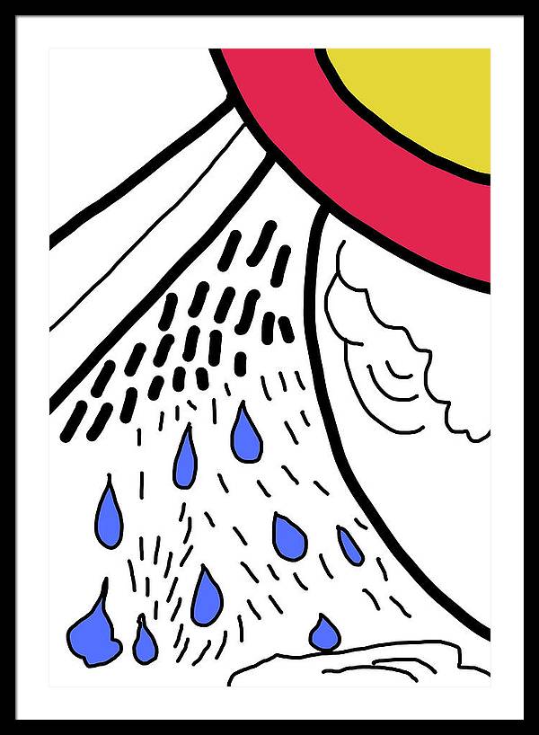 Let It Rain - Framed Print