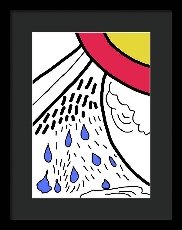 Let It Rain - Framed Print