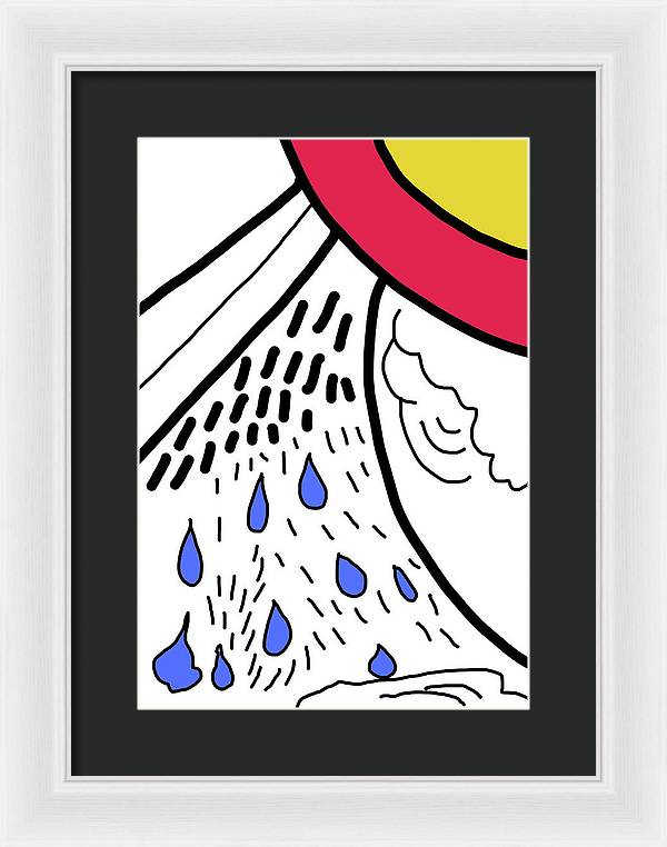 Let It Rain - Framed Print