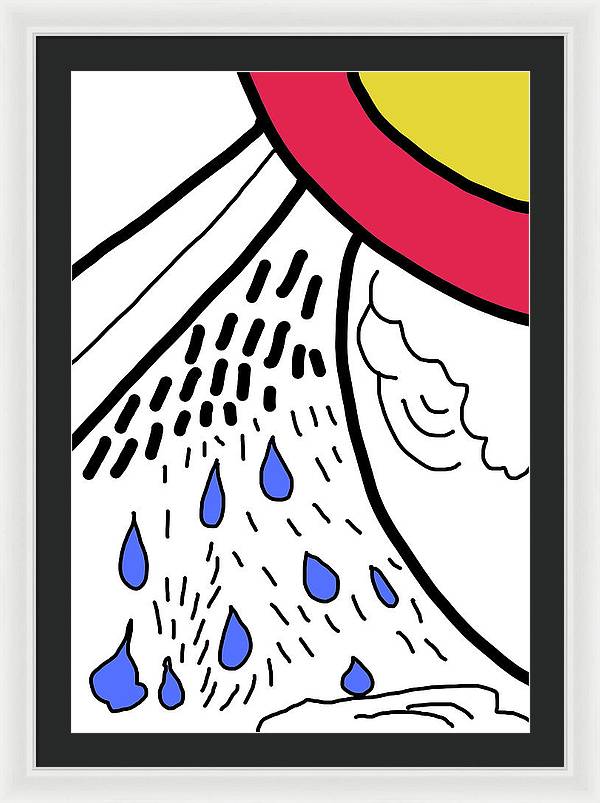 Let It Rain - Framed Print