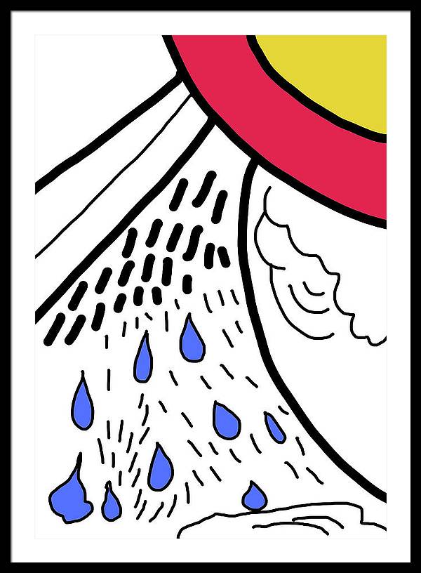 Let It Rain - Framed Print