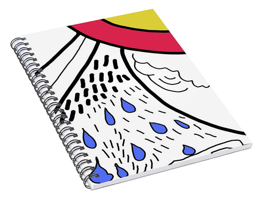 Let It Rain - Spiral Notebook
