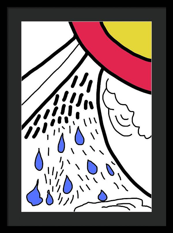 Let It Rain - Framed Print