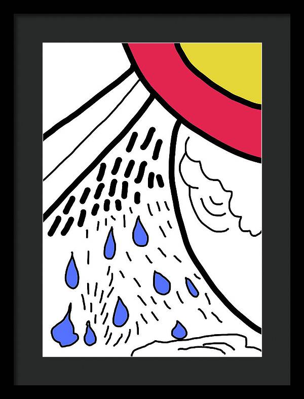 Let It Rain - Framed Print