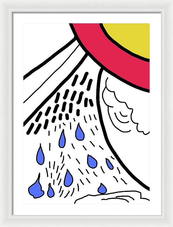 Let It Rain - Framed Print