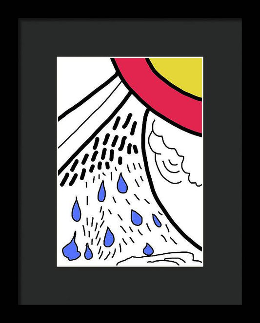 Let It Rain - Framed Print