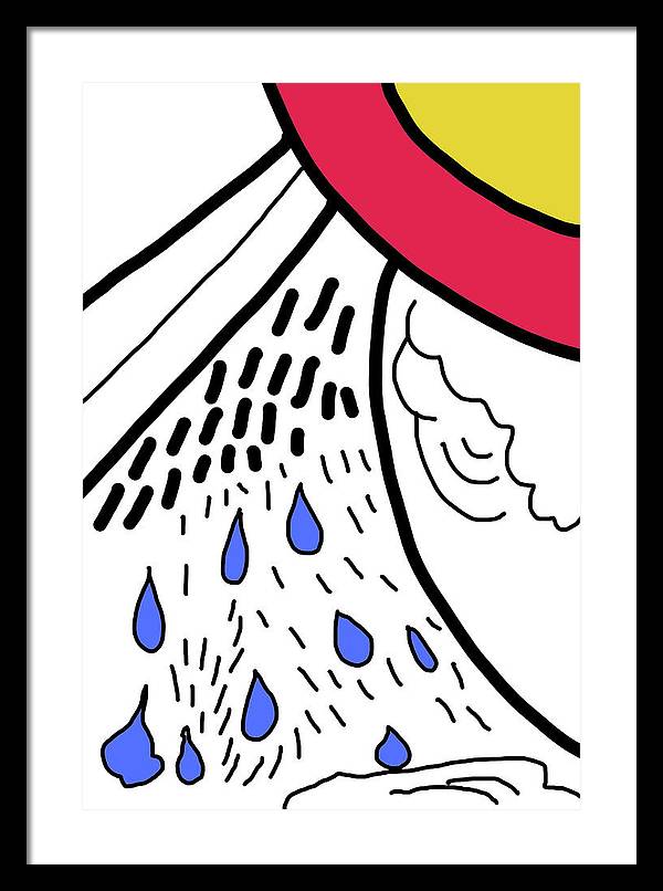 Let It Rain - Framed Print