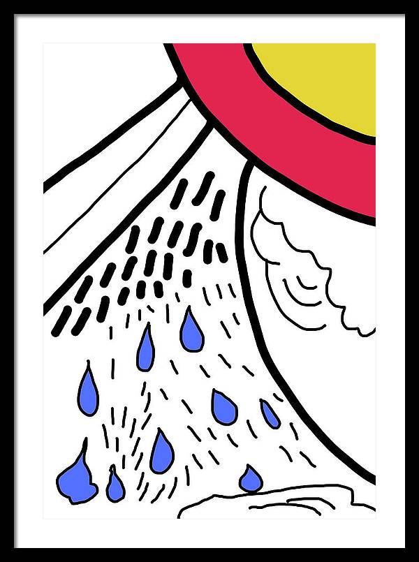 Let It Rain - Framed Print