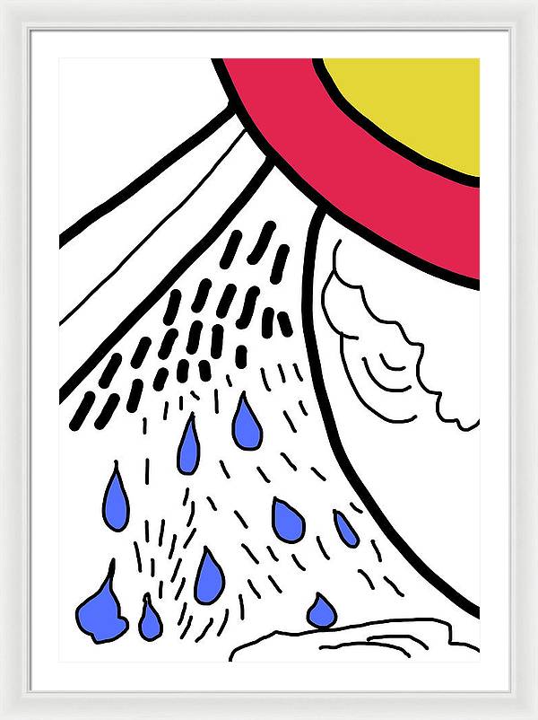 Let It Rain - Framed Print