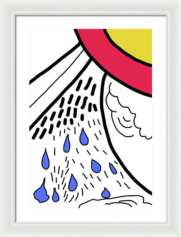 Let It Rain - Framed Print