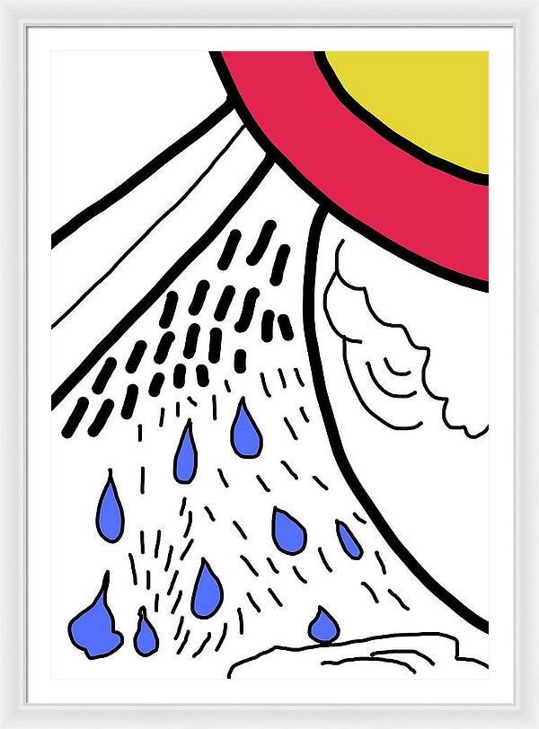 Let It Rain - Framed Print