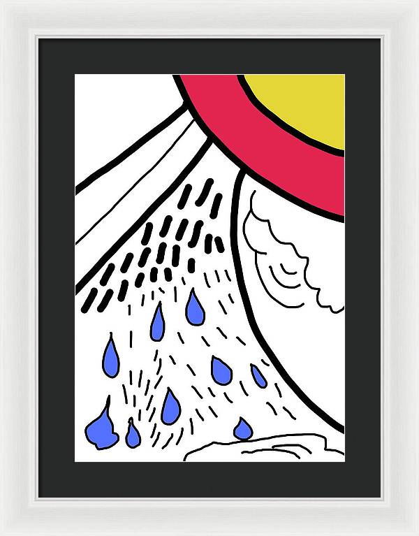 Let It Rain - Framed Print