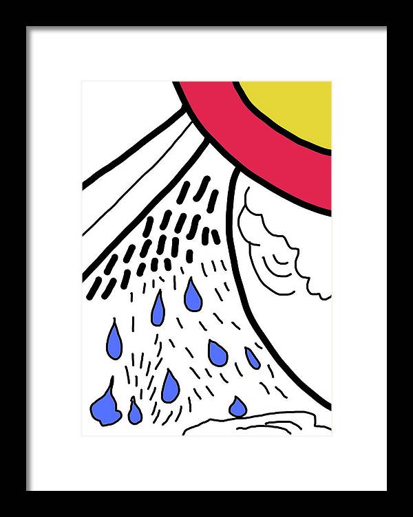 Let It Rain - Framed Print