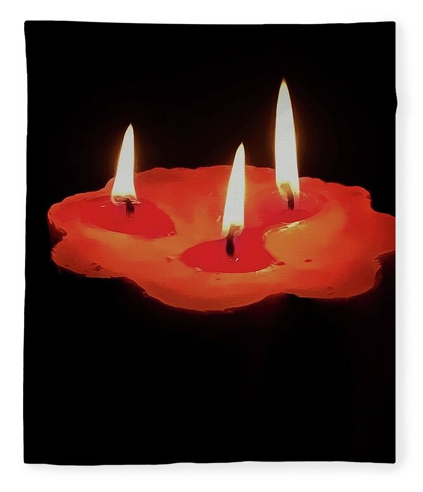 Light a Three Way Candle - Blanket