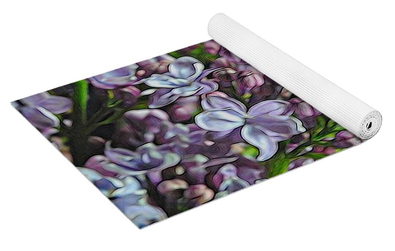 Light Lavender Lilacs - Yoga Mat