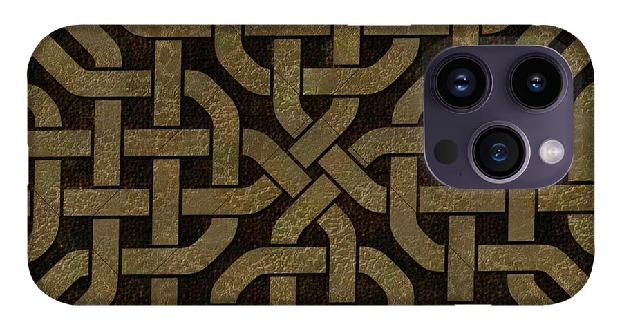 Light Leather Celtic Knot - Phone Case