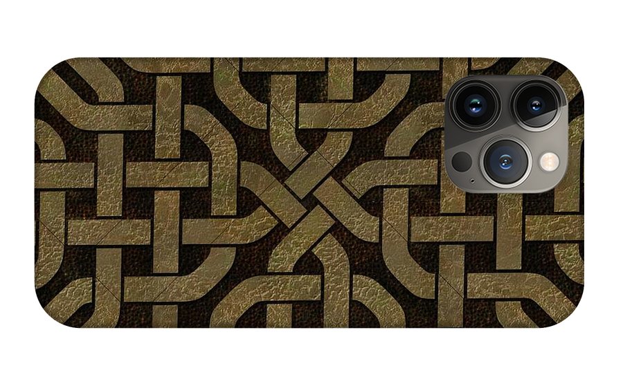 Light Leather Celtic Knot - Phone Case