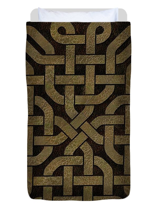 Light Leather Celtic Knot - Duvet Cover