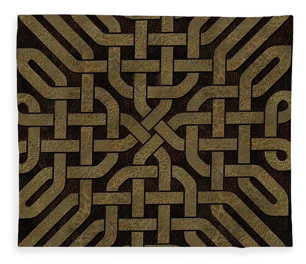 Light Leather Celtic Knot - Blanket