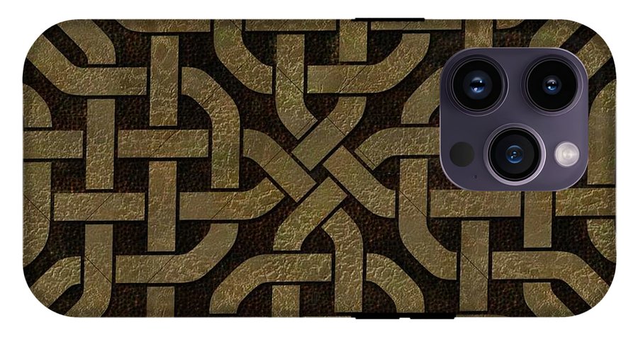 Light Leather Celtic Knot - Phone Case