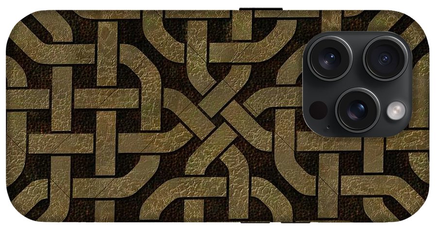 Light Leather Celtic Knot - Phone Case
