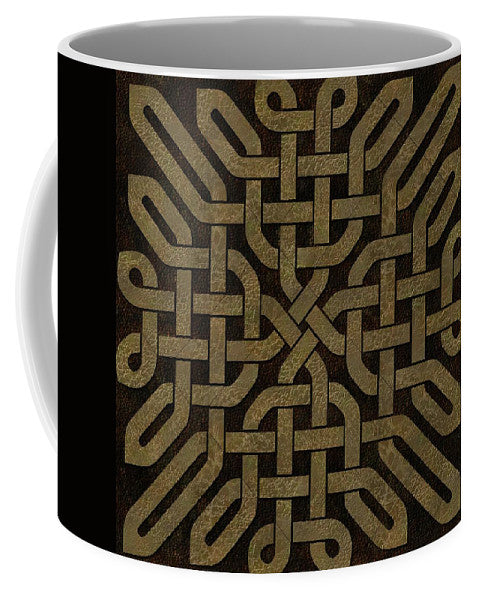 Light Leather Celtic Knot - Mug