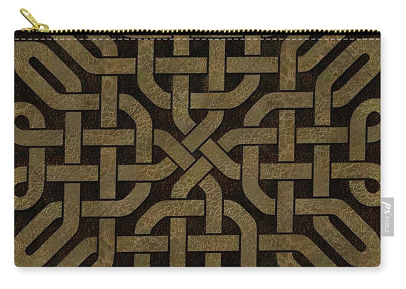 Light Leather Celtic Knot - Carry-All Pouch
