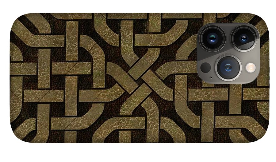 Light Leather Celtic Knot - Phone Case