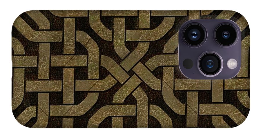 Light Leather Celtic Knot - Phone Case