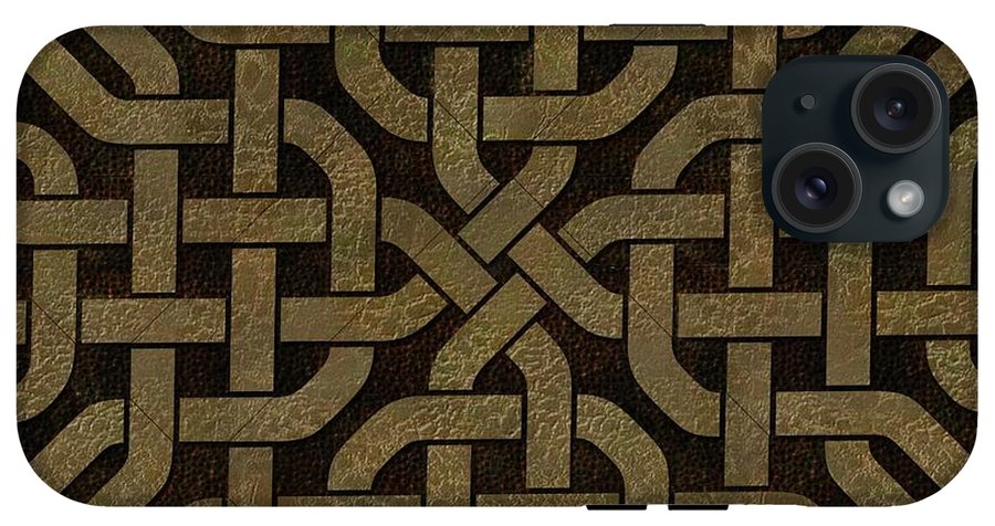 Light Leather Celtic Knot - Phone Case