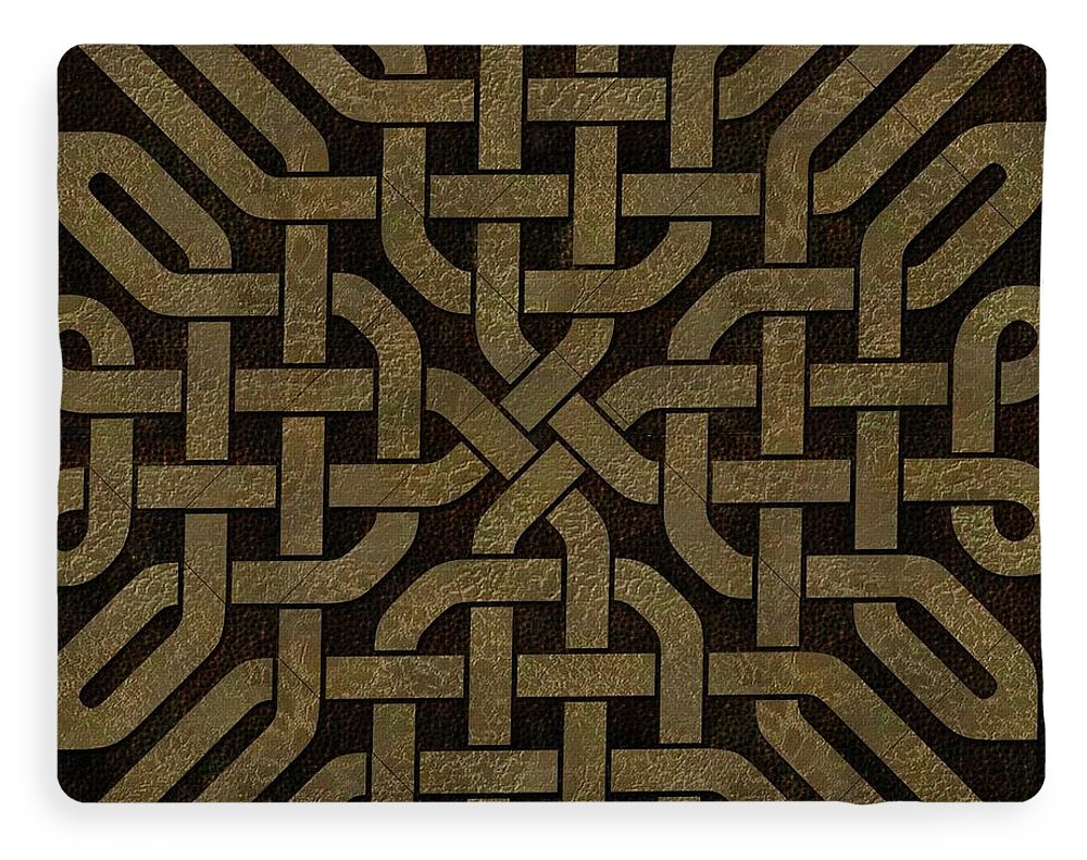 Light Leather Celtic Knot - Blanket