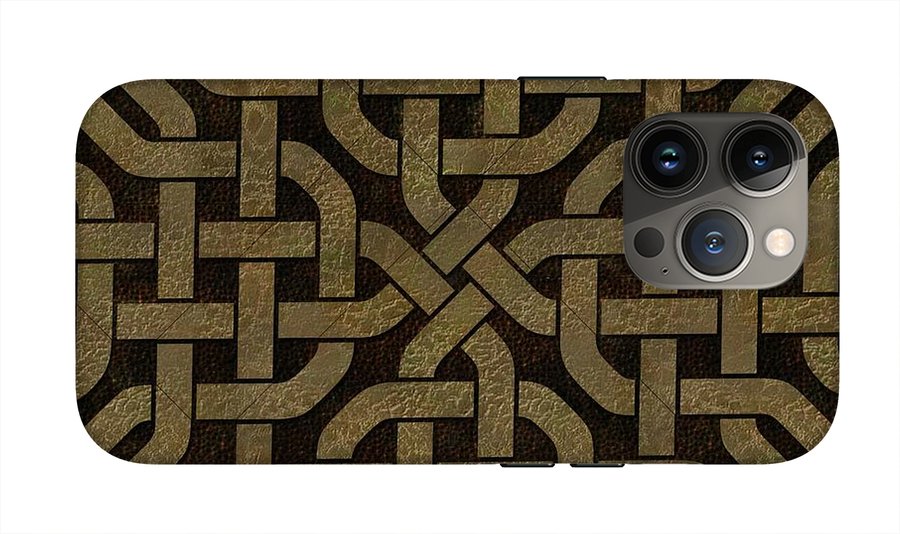 Light Leather Celtic Knot - Phone Case