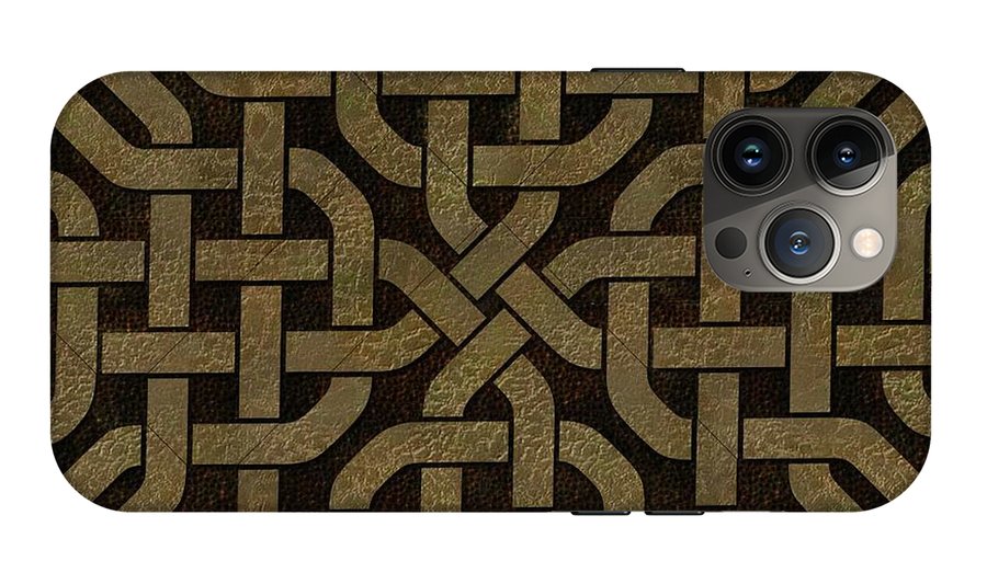 Light Leather Celtic Knot - Phone Case