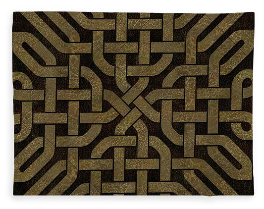 Light Leather Celtic Knot - Blanket