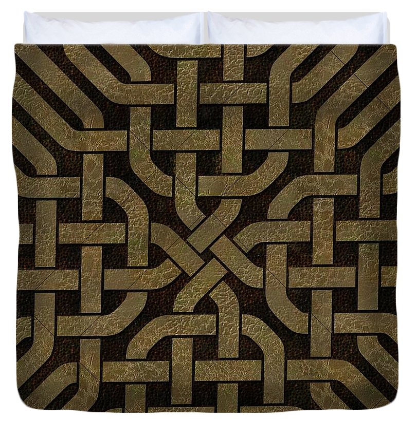 Light Leather Celtic Knot - Duvet Cover