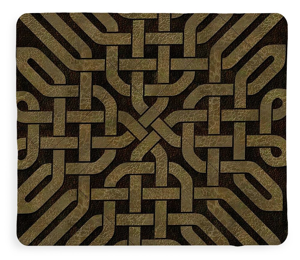 Light Leather Celtic Knot - Blanket