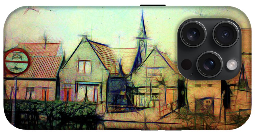 Light Look In A. Little Town - Phone Case